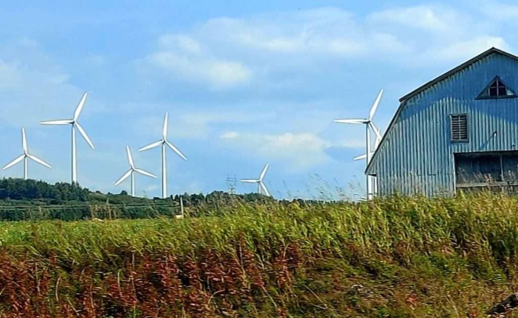 Éoliennes en Gaspésie (2024)