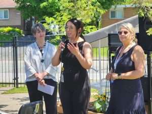 Daphnée Carrier, Karine Duchaineau et Johanne Lavoie, CHSLD Valcourt