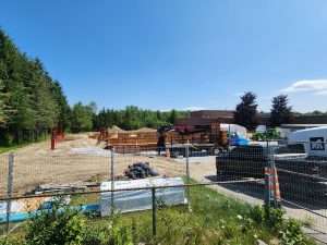 Travaux à l'école primaire Jardin-des-lacs à Saint-Denis-de-Brompton (juillet 2026)
