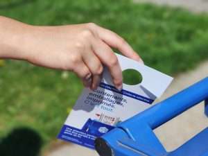 prospectus laissé sur les bacs bleus - MRC Val 2026