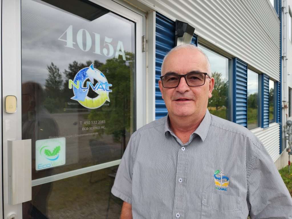 Bruno Demers, PDG de Nuvac Eco-Science