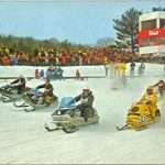 Course de ski-doo