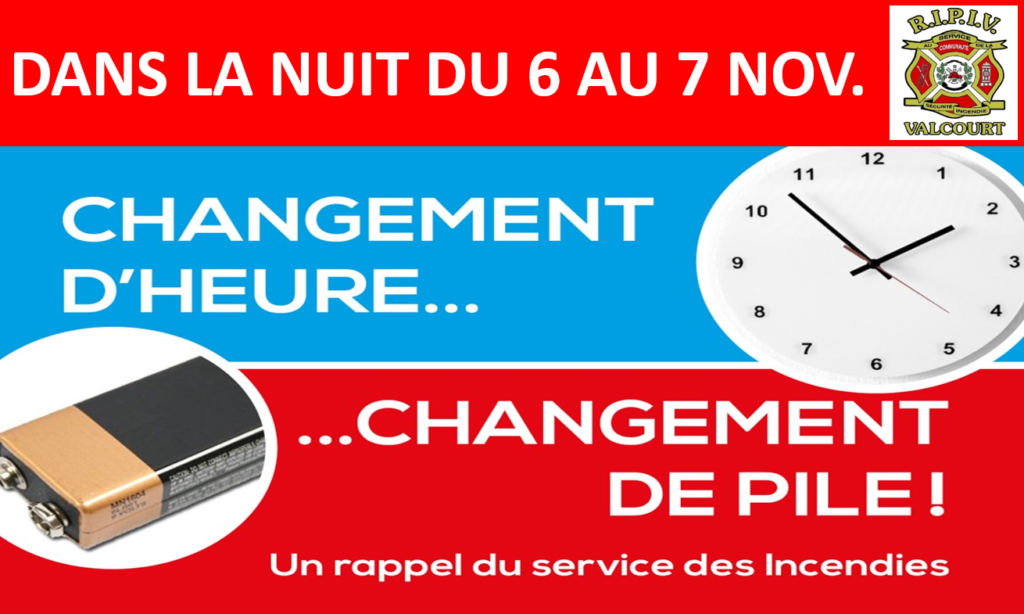 Changement de pile