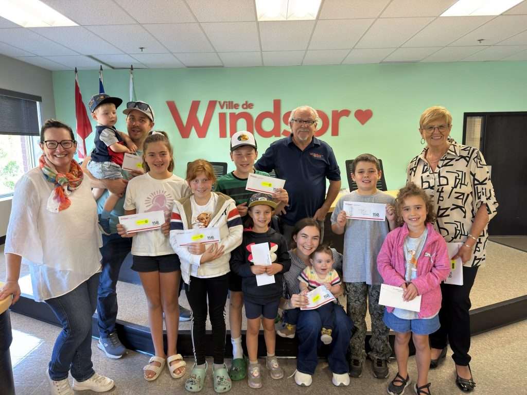 Photo des gagnants du tirage