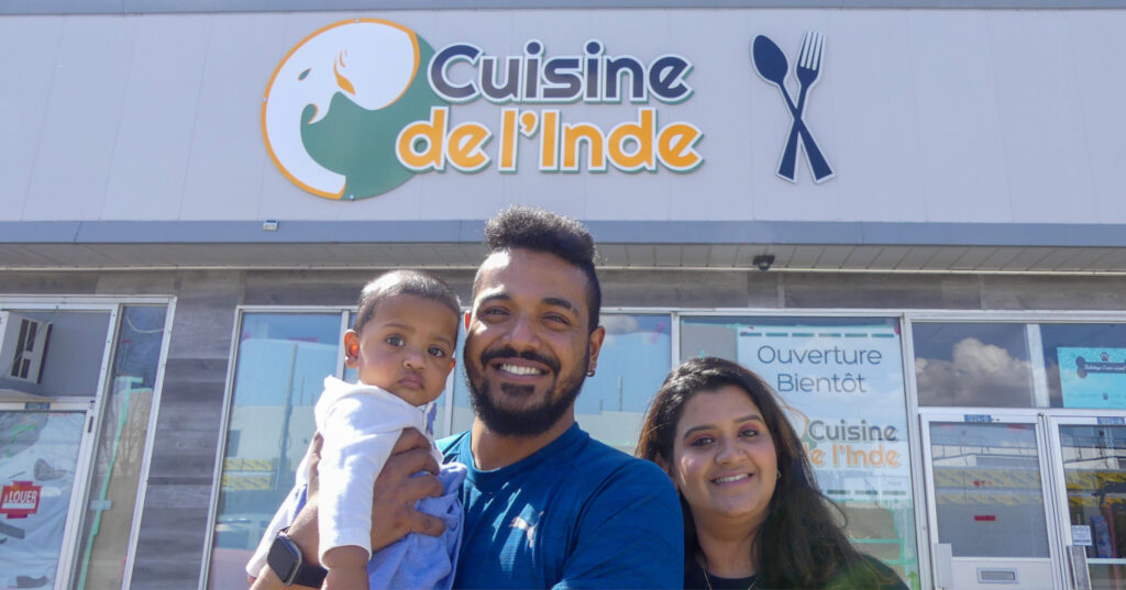 Elayne, Raul et Aswathy Rajan