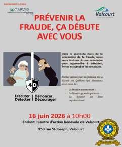 Affiche&nbsp;: Prévenir la fraude