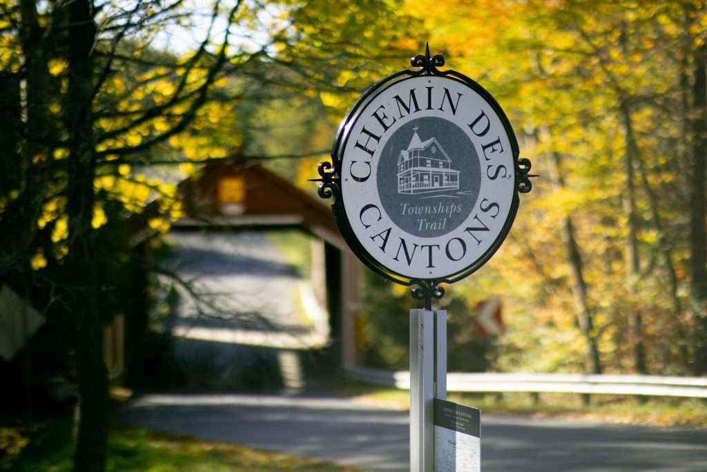 Panneau chemin des Cantons
