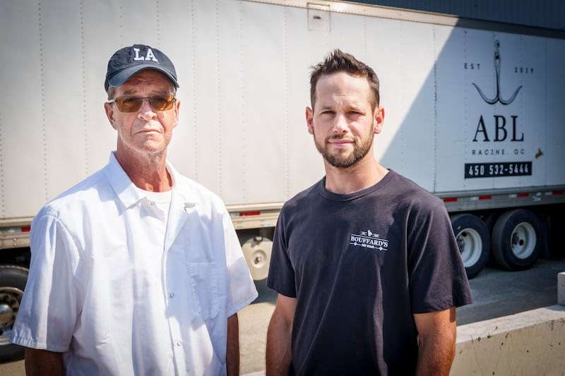 Photo de François Lamarche et Jean-Sébastien Bouffard,