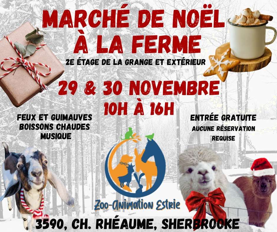 Marché de Noël à la ferme