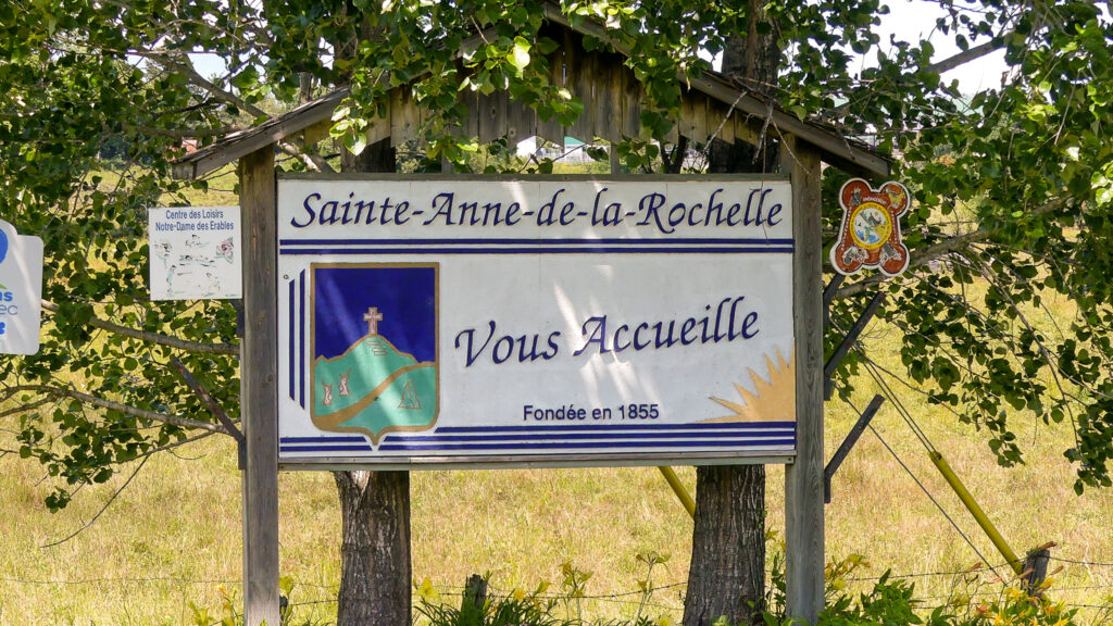 Enseigne de Sainte-Anne-de-la-Rochelle