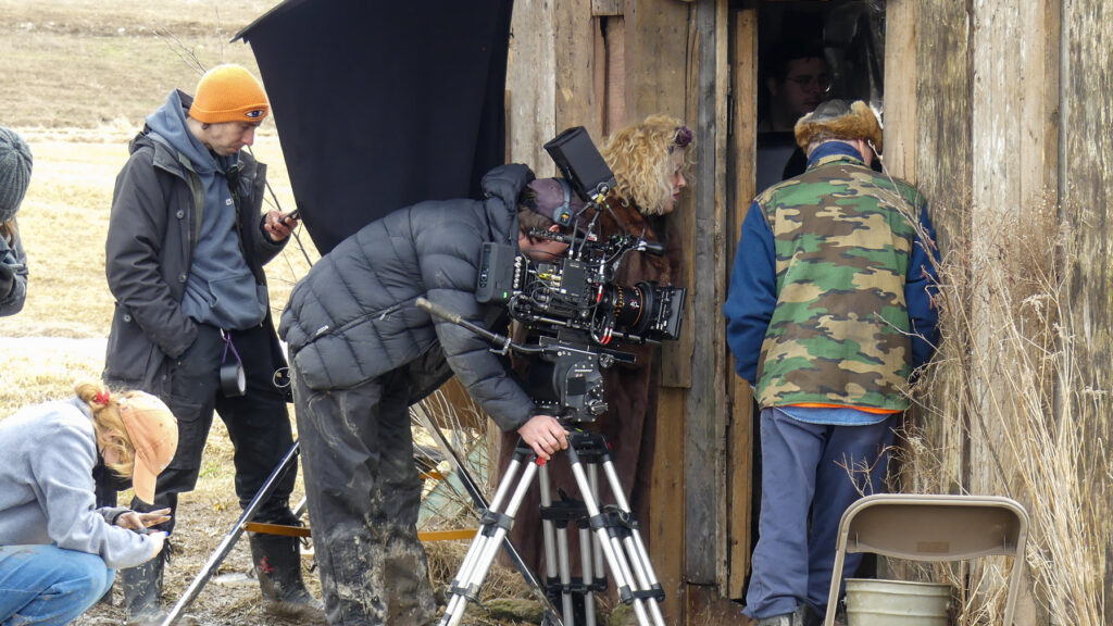 L'équipe de tournage de Les Battues