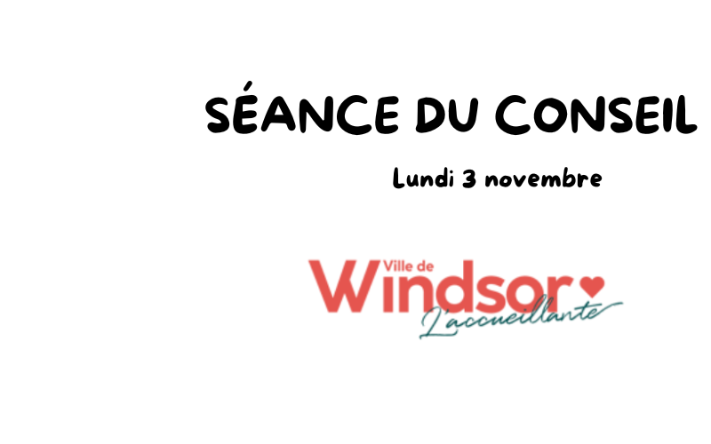 Séance ordinaire du conseil