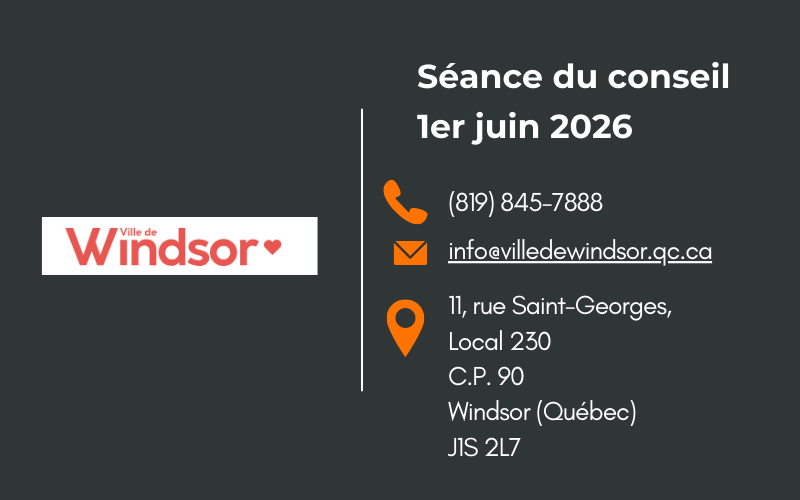 Ville de Windsor&nbsp;: séance du conseil