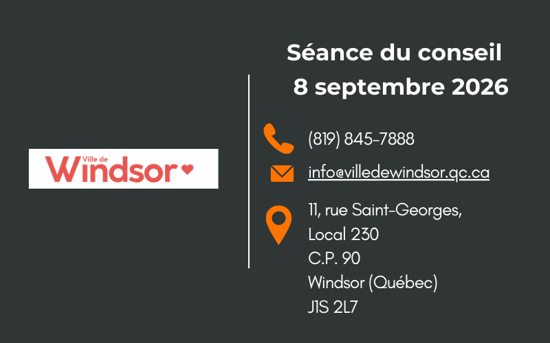 Ville de Windsor&nbsp;: séance du conseil