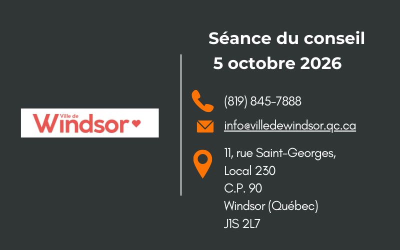 Ville de Windsor&nbsp;: séance du conseil