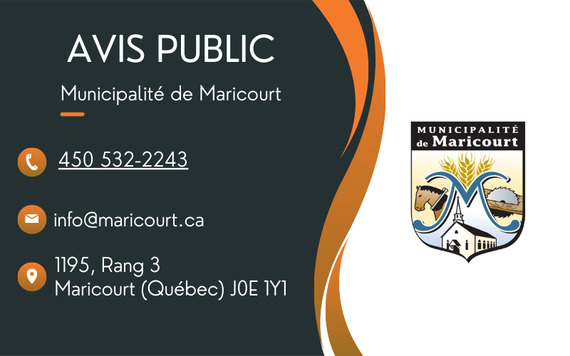 Avis public Maricourt résolution numéro 0182026 Le ValOuest — free download