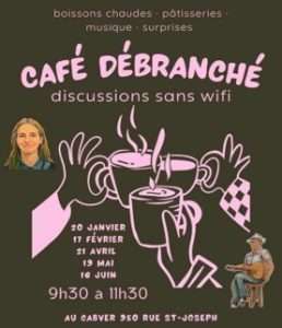 Affiche du café débranché