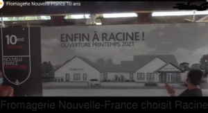 Fromagerie Nouvelle-France construit a Racine