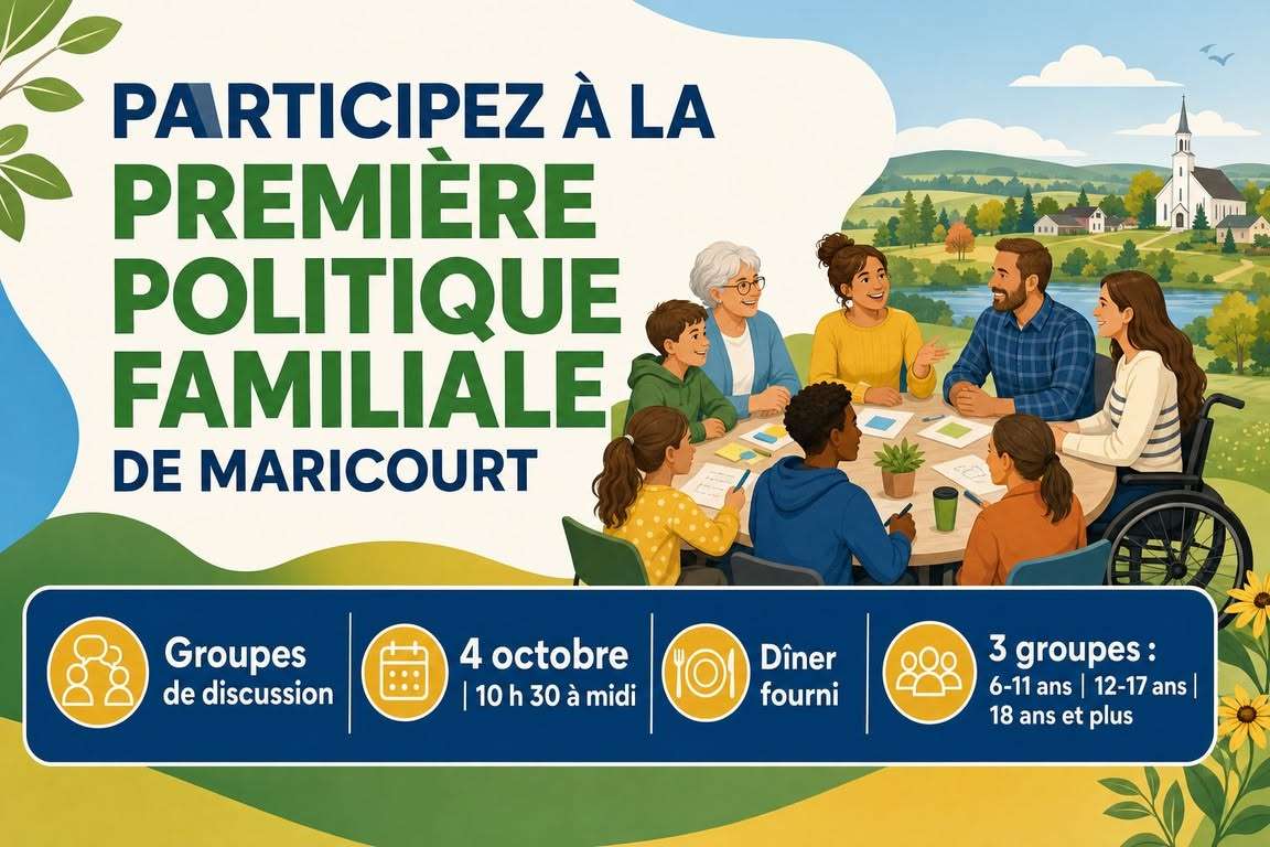 Participez à la première politique familiale de Maricourt