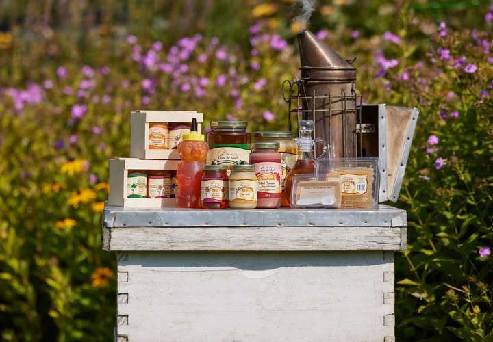 Produits de la miellerie.