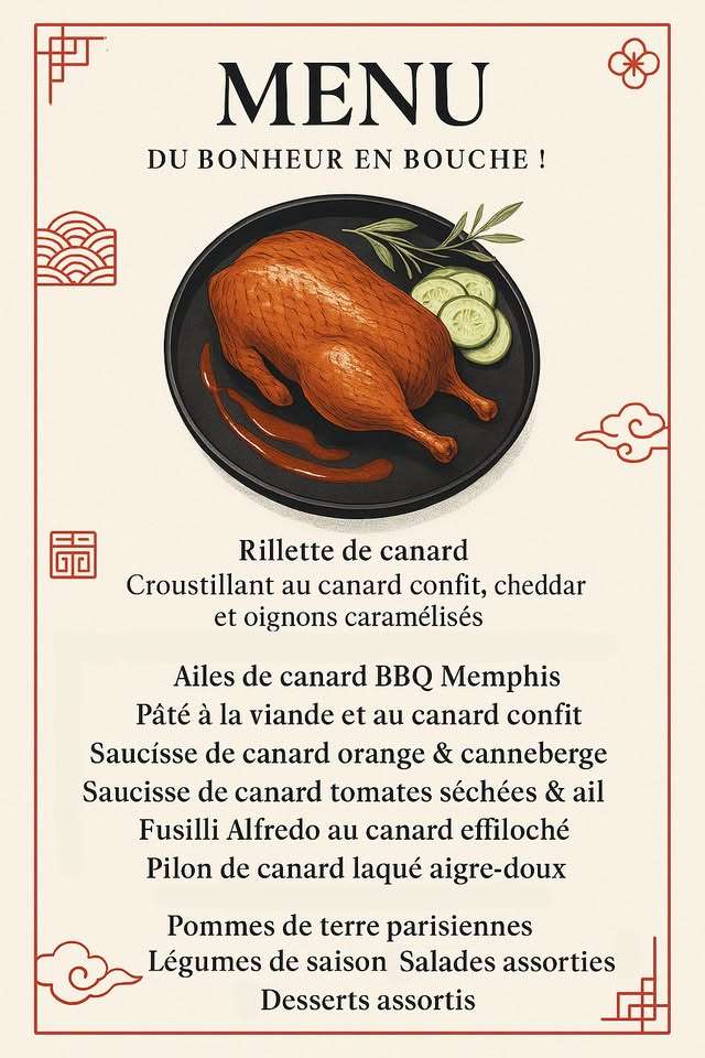 2 édition du souper  « du bonheur en bouche »